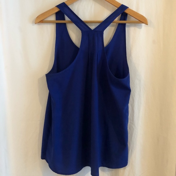 Cobalt Blue Razor Back Top - Picture 2 of 2